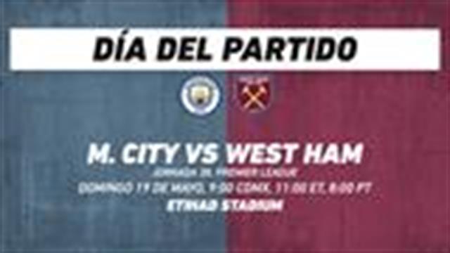Manchester City vs West Ham, frente a frente: Premier League