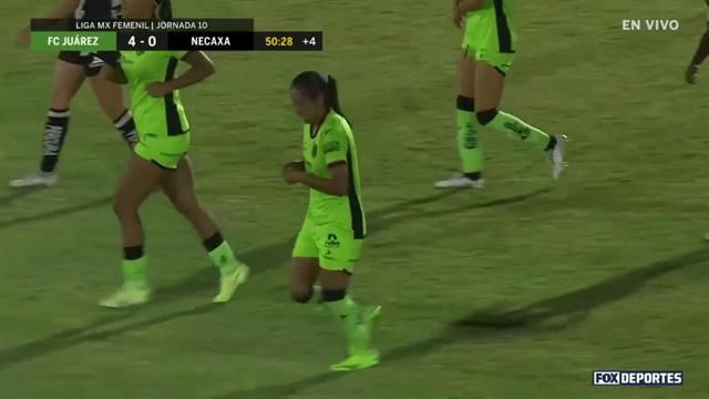 Gol, FC Juárez 4-0 Necaxa: Liga MX Femenil