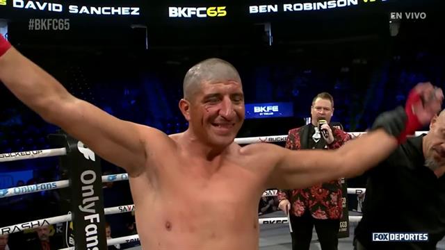 David Sanchez acaba a Ben Robinson en una pelea express: BKFC