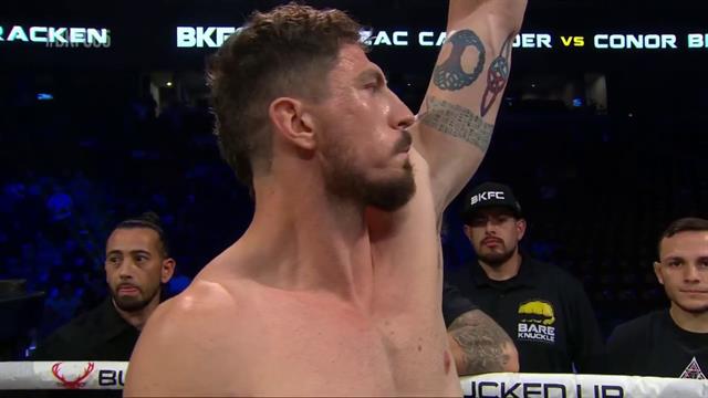 Zac Cavender noqueó a Conor Bracken en 53 segundos: BKFC