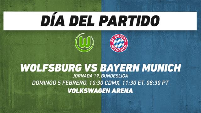Wolfsburg vs Bayern Munich: Bundesliga