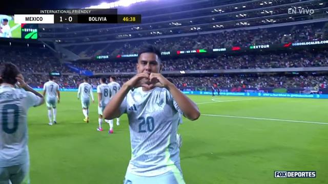 Gol, México 1-0 Bolivia