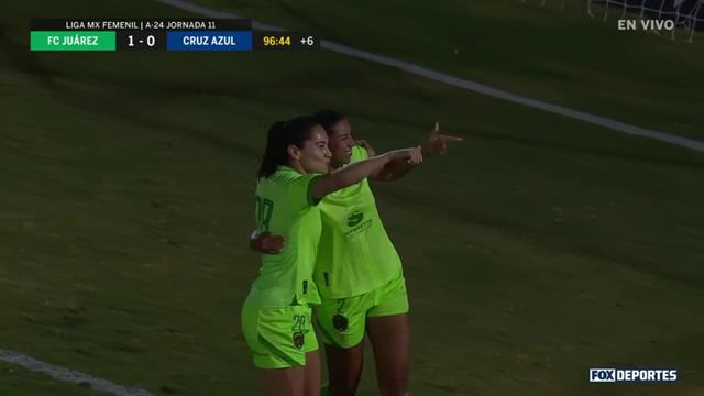 Gol, FC Juárez 1-0 Cruz Azul: Liga MX Femenil