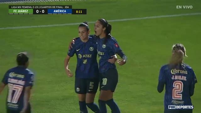 Gol, FC Juárez 0-1 América: Liga MX Femenil