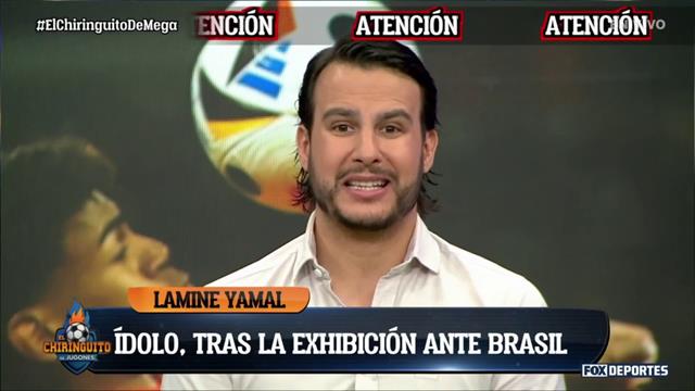 Exhibición de Lamine Yamal ante Brasil: El Chiringuito