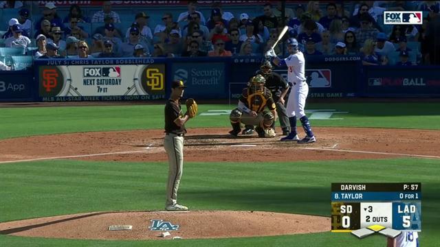 Carrera, Padres 1-5 Dodgers: MLB