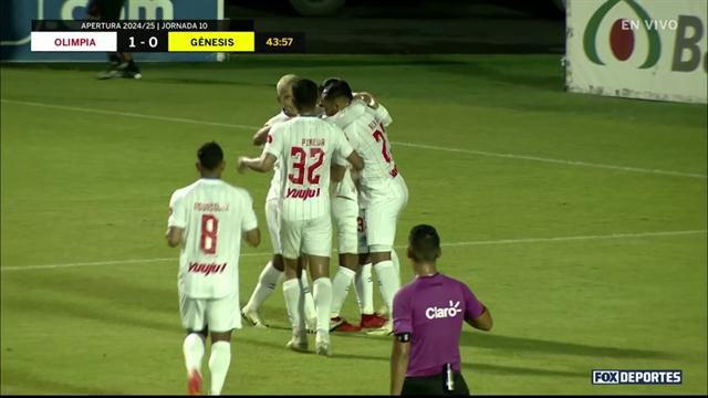 Gol, Olimpia 2-0 Genesis: Liga de Honduras