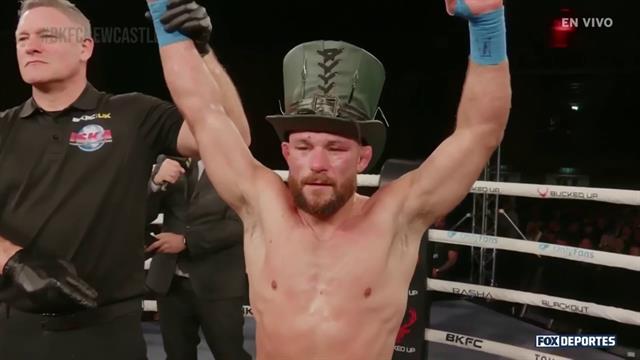 Bartek Kanabey cae ante Lewis Garside: BKFC