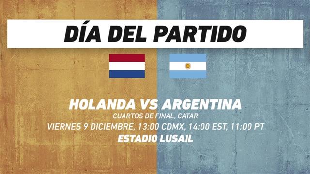 Países Bajos vs Argentina, frente a frente: Catar