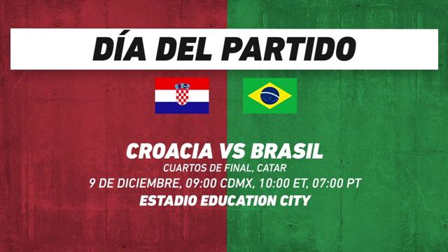 Croacia vs Brasil, frente a frente: Catar