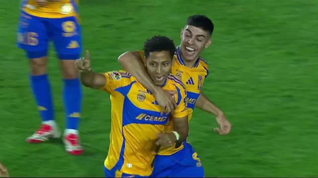 Gol, Tigres 2-1 Atlas: Liga MX