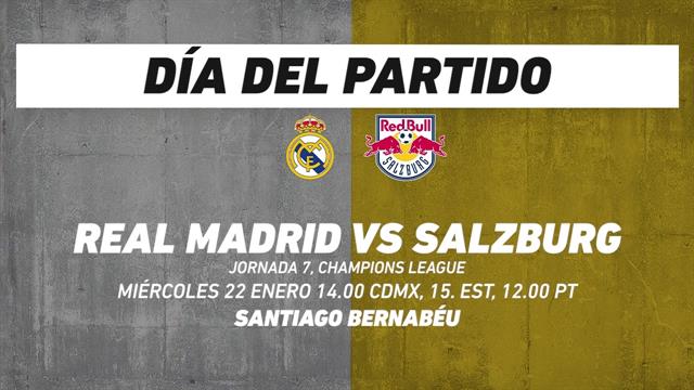 Real Madrid vs RB Salzburg, frente a frente: Champions League