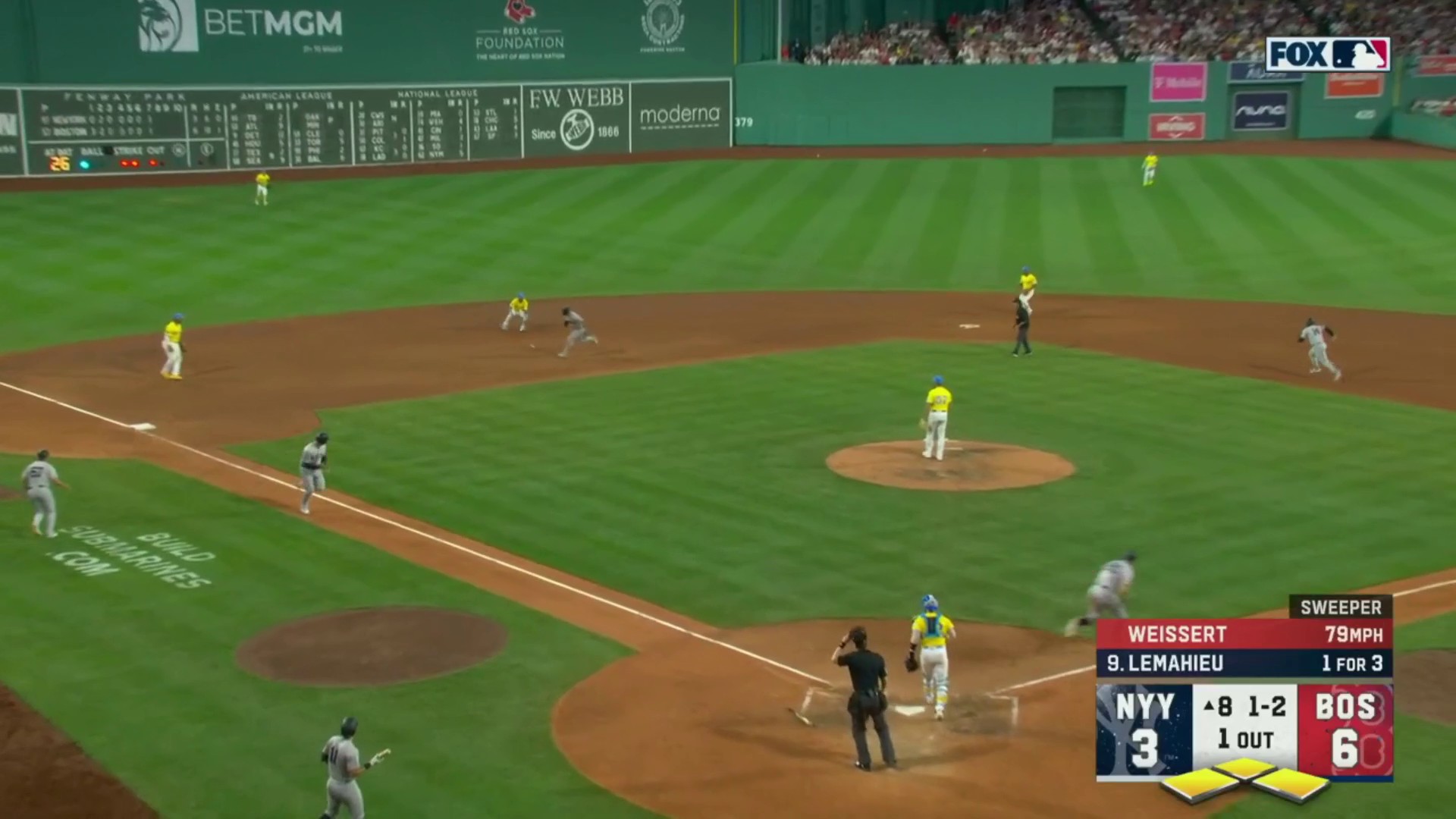 Carrera, Yankees 4-6 Red Sox: MLB