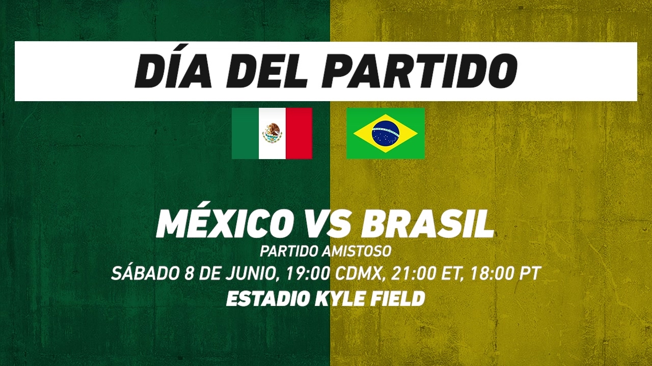 México vs Brasil, frente a frente: Futbol