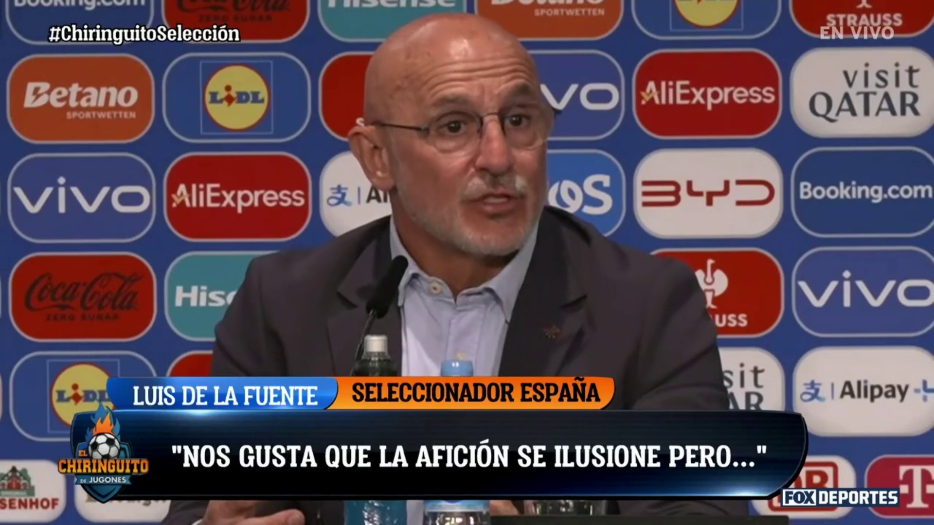 Luis de la Fuente llama a la tranquilidad con España tras el arranque de la Eurocopa: El Chiringuito