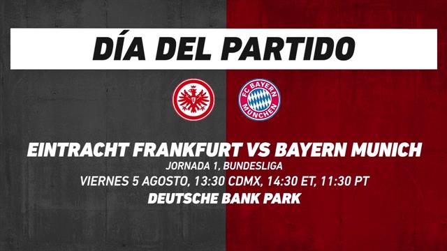 Frankfurt vs Bayern Munich, frente a frente: Bundesliga