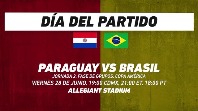 Paraguay vs Brasil, frente a frente: Copa América 2024