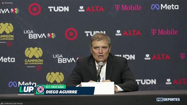 Diego Aguirre, D.T. de Cruz Azul en conferencia de prensa: LUP