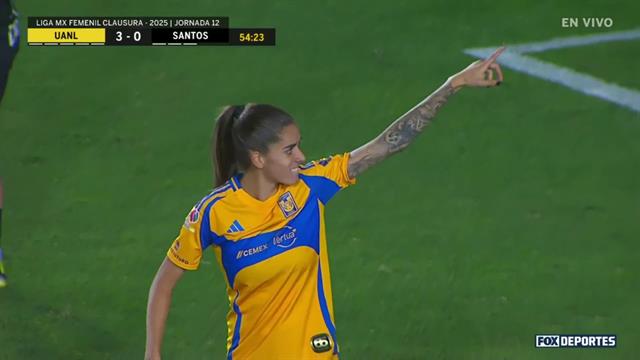 Gol, Tigres 3-0 Santos: Liga MX Femenil