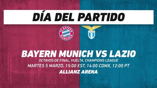 Bayern Munich vs Lazio, frente a frente: Champions League