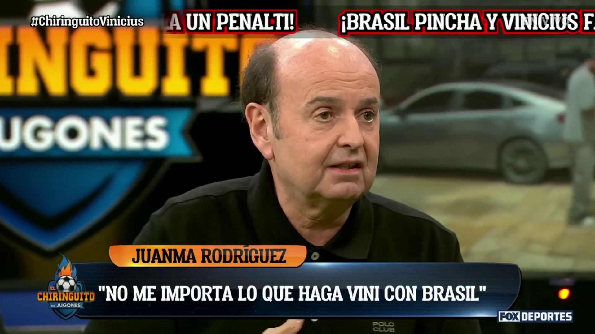 “No me importa lo que haga ‘Vini’ con Brasil”: El Chiringuito