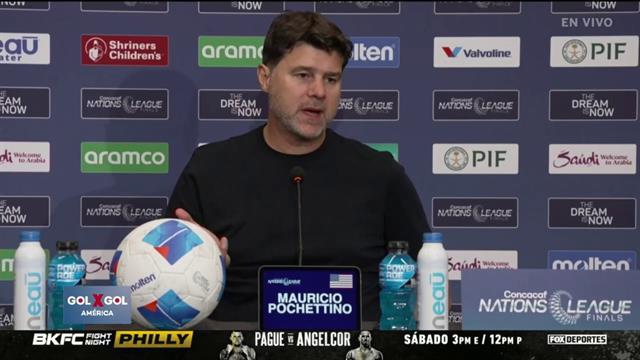 Mauricio Pochettino dio la cara tras la derrota de Estados Unidos: GolXGol