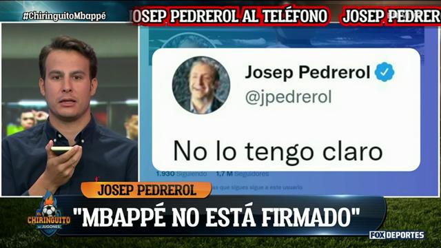 Josep Pedrerol explicó su polémico tweet sobre Mbappé: El Chiringuito