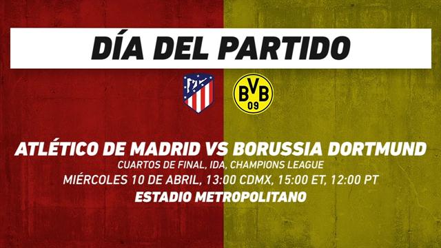 Atlético de Madrid vs Borussia Dortmund, frente a frente: Champions League