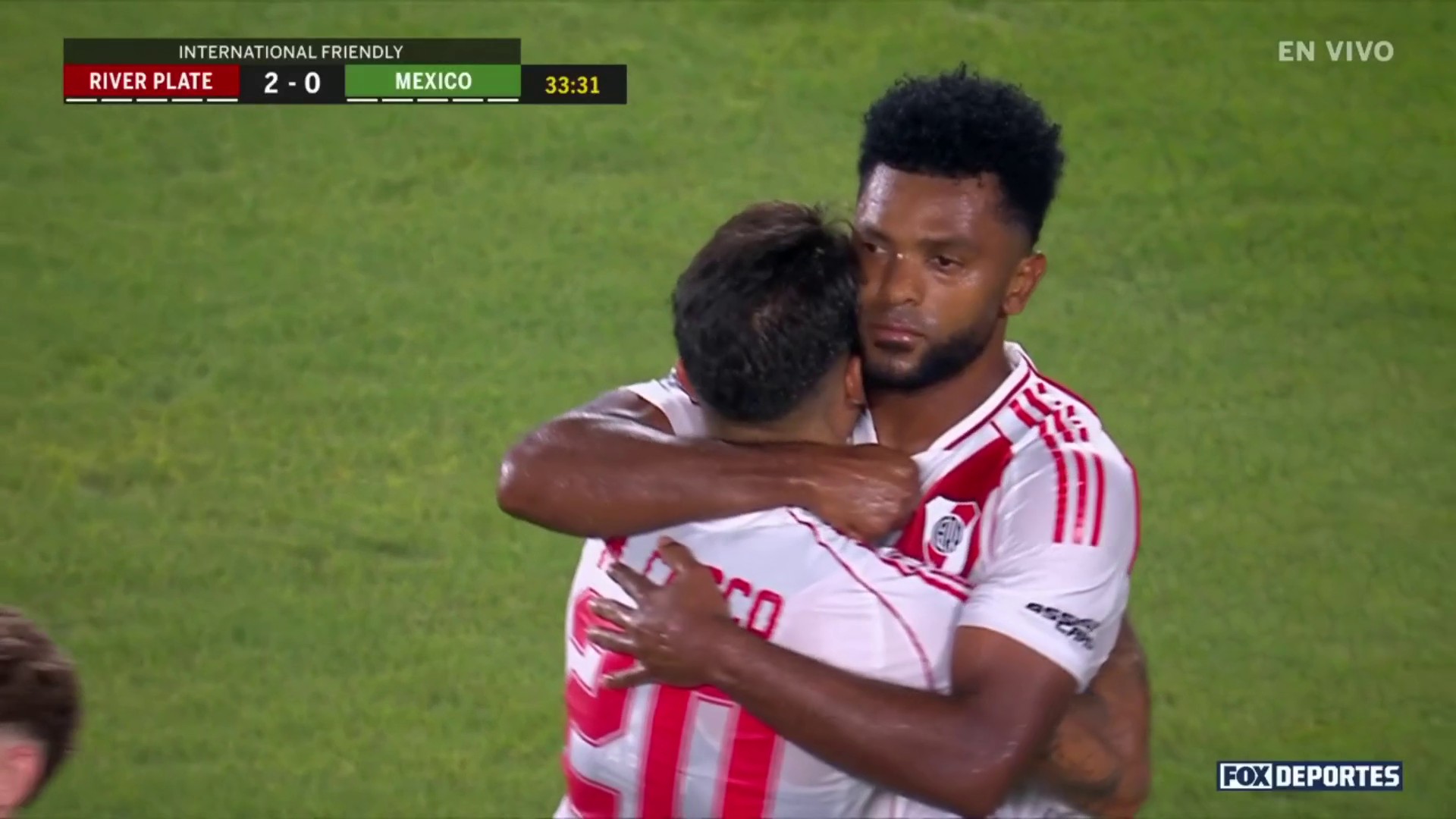 Gol, River Plate 2-0 Mexico: Futbol