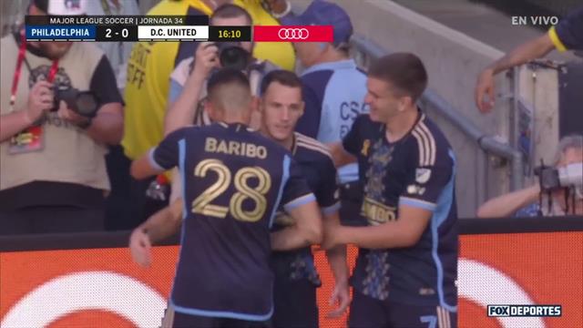 Gol, Philadelphia 2-0 DC United: MLS