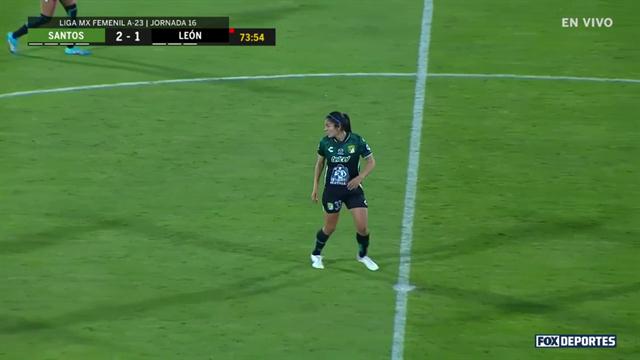 Gol, Santos 2-1 Leon: Liga MX Femenil