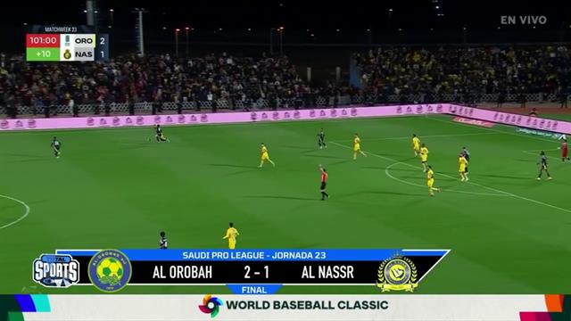 Resumen, Al Orubah 2-1 Al-Nassr: Saudi Pro League