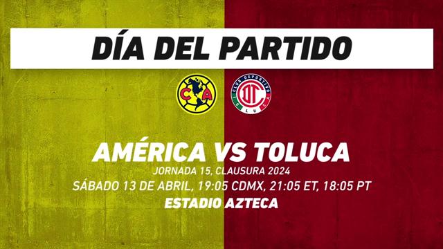 América vs Toluca, frente a frente: Liga MX