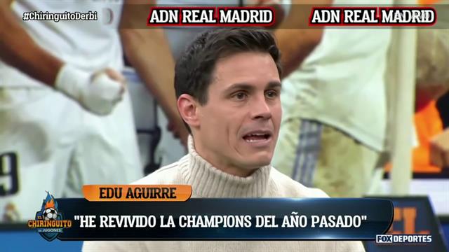 "El Real Madrid me ha vuelto a emocionar", Edu Aguirre: El Chiringuito