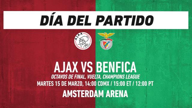 Ajax vs Benfica: Champions League