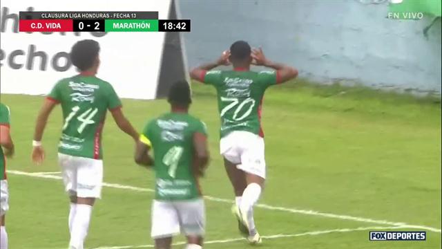Gol, CD Vida 0-2 Marathón: Liga Nacional de Honduras