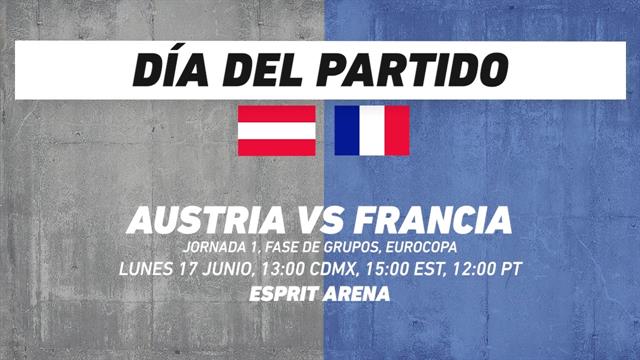 Austria vs Francia, frente a frente: Euro 2024