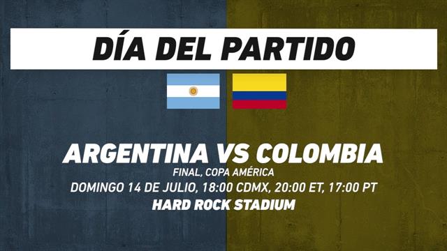 Argentina vs Colombia, frente a frente: Copa América 2024