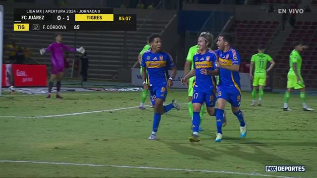 Gol, FC Juárez 0-1 Tigres: Liga MX