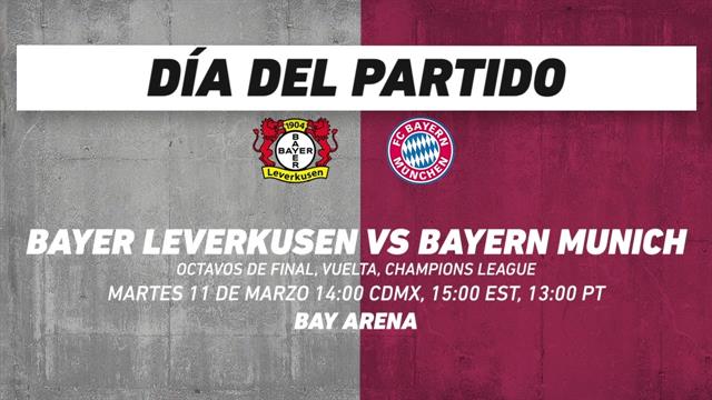 Bayer Leverkusen vs Bayern Munich, frente a frente: Champions League