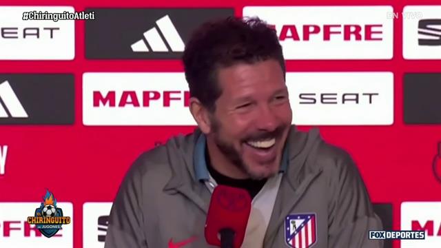 Diego Simeone se ríe y vive con buen humor el momento del Atlético de Madrid: El Chiringuito