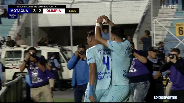Gol, Motagua 3-2 Olimpia: Liga de Honduras