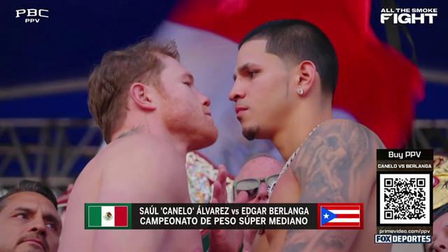 Pesaje,  Saúl Álvarez vs Edgar Berlanga: Boxeo