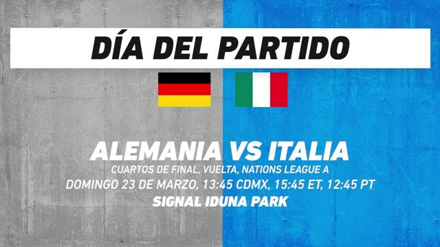 Alemania vs Italia, frente a frente: Futbol