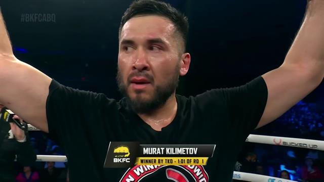 Murat Kilimetov sigue invicto a derrotar por TKO a Lamont Stafford: BKFC