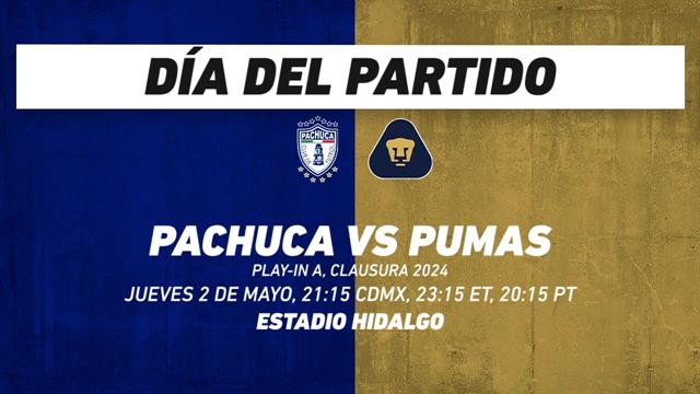 Pachuca vs Pumas, frente a frente: Liga MX