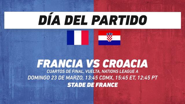 Francia vs Croacia, frente a frente: Futbol