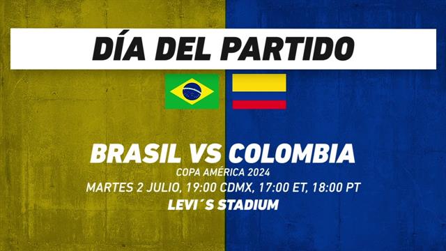 Brasil vs Colombia, frente a frente: Copa América 2024