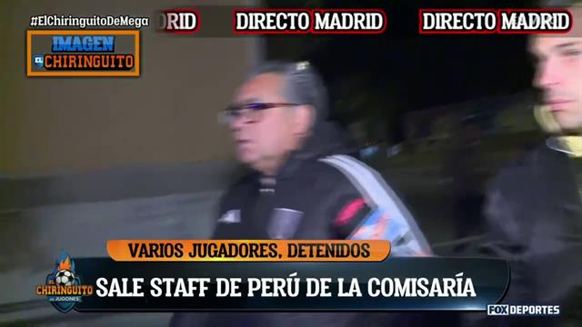 El staff de la Selección Peruana comienza a salir de la comisaría: El Chiringuito