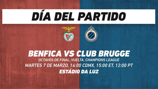 Benfica vs Club Brugge: Champions League